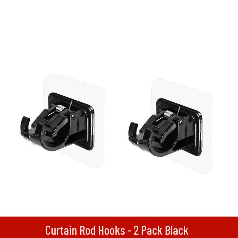 JINGRUIXIANG Punch-Free Curtain Rod Holders