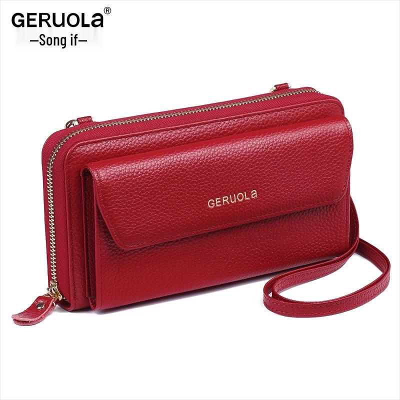 GERUOLA Women's Genuine Leather RFID Wallet & Crossbody