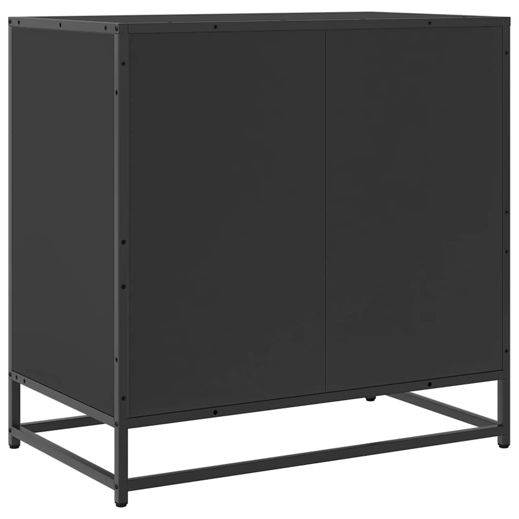 Black Drawer Cabinet 70 x 41 x 70 cm Engineered Wood