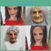 Máscara de Avó de Látex para Halloween para Cosplay e Festas a Fantasia