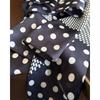 Women S Polka Dot Printed Silk Like Square Scarf For Summer
