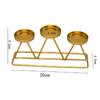 Candlesticks Candle Holder Christmas Date Candle Geometric High Quality.for Dinner Holder Party Table Triangle