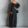 Two Piece Sets for Women Long Sleeve Off Shoulder Crop Top Wide Leg Pants Set Summer Vacation Going Out Outfits