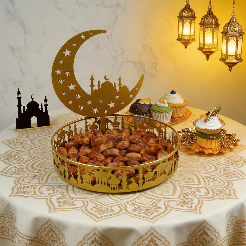 Ramadan Decorations  Ramadan Tray Muslim Party Desk Accessories Ramadan Candy Box Ramadan Dishes Gifts
