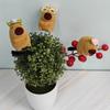 10-100PCS Cartoon Funny Capybara Hairpin 3D Kapibala Plush Hair Pins Cute Animal Headwear Hair Accessories Party Favor Gifts