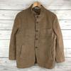 USED/Made In Japan ARAMIS AOUDIMA Angora Blend No Collar Jacket S Men Brown Tailored Blouson