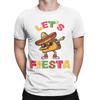 Lets Fiesta Tshirts For Unisex Vintage Cotton Tees O Neck Short Sleeve T Shirt Printed Tops
