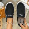 Women' Lightweight Breathable Slip-On Loafers Round Toe Comfortable Casual Outfits with Soft Sole for Daily Errands