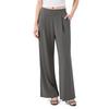 Women's Wide Leg Pants High Waist Solid Color Casual Loose Pants With Pockets