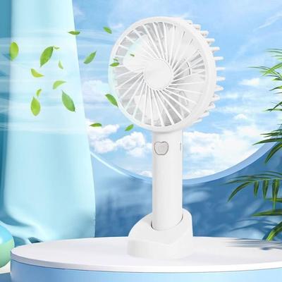 Mini USB Fan Silent Portable - E.F.Connection - 3 Speeds - White