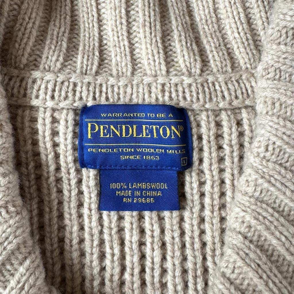 Used PENDLETON Westerly L Reprint Cowichan Knit Dude