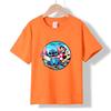 MC-47 MINISO 2026 Summer New Printed Cotton Round Neck T-shirt for Children Aged 1-16, Boys and Girls