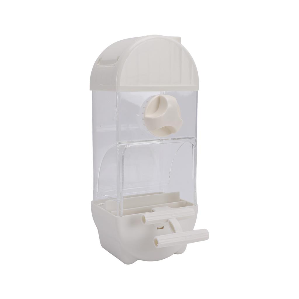 800ml Transparent Bird Feeder with Tray, Anti-Leakage Design, Easy Top Filling, Hanging Bird Feeder Box for Cockatiels Parakeets