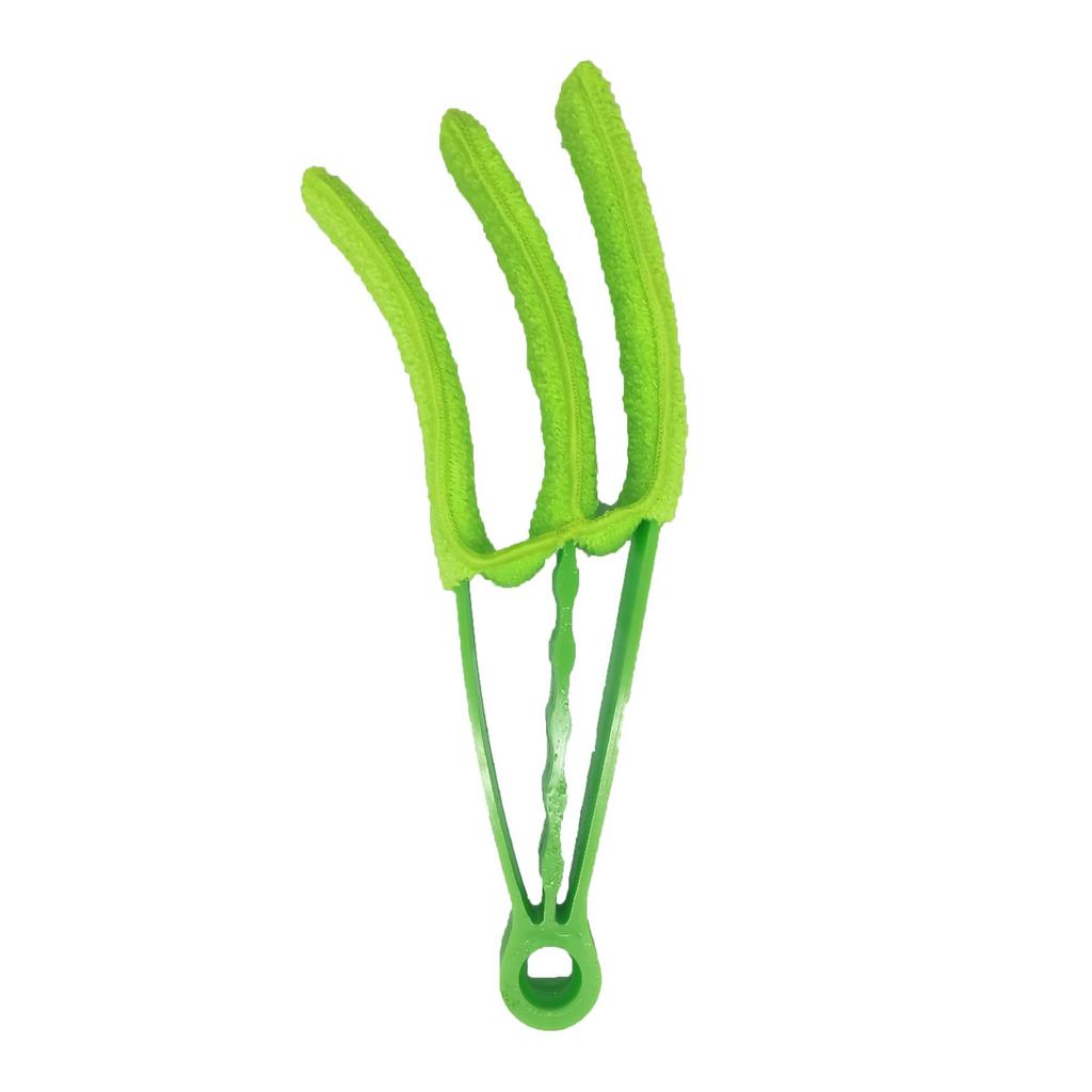 Washable Air Conditioner Vent & Blind Cleaning Brush with Removable, Fluffy Seven-Tooth Design