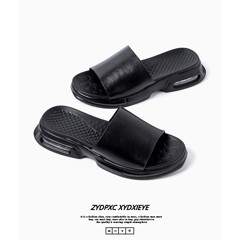 2025 men's slippers summer wear home thick-soled indoor non-slip and wear-resistant sandals beach shoes 3410-B