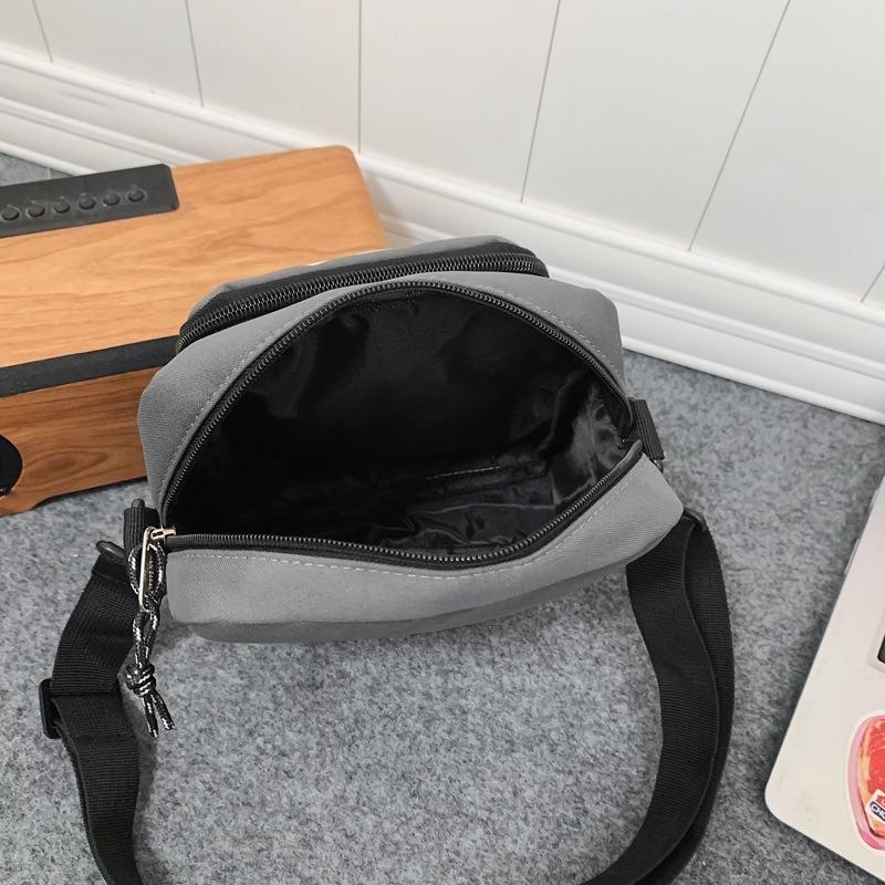 Simple couple shoulder bag new tooling style small square bag trendy messenger bag mobile phone change bag