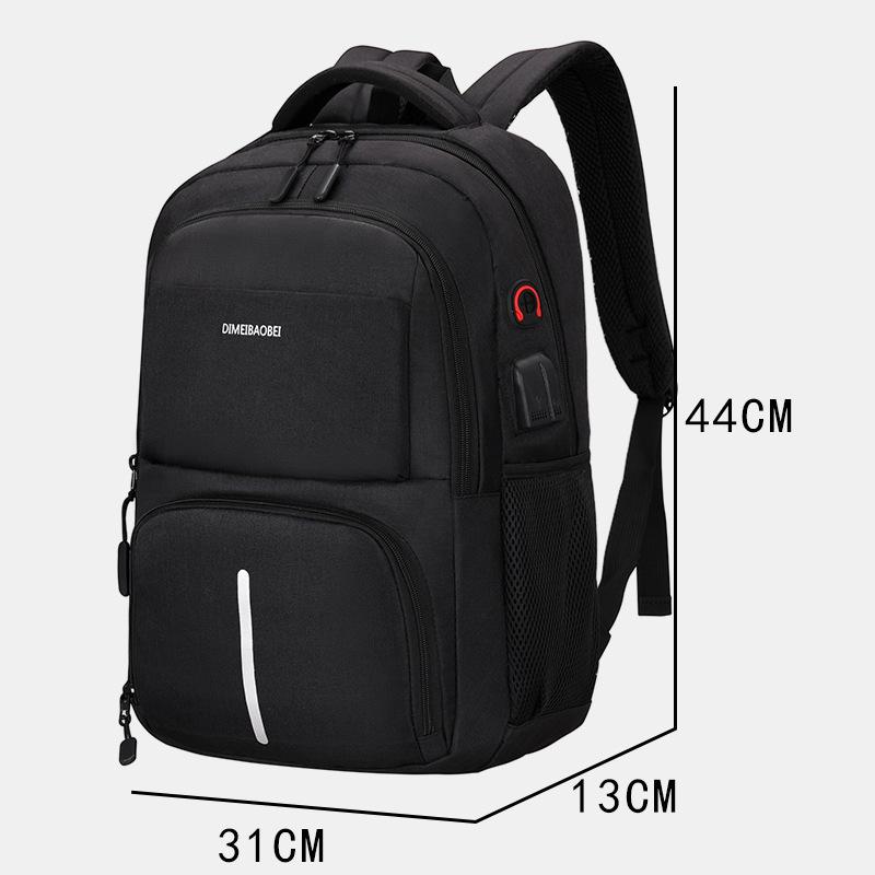 Pánský batoh Velkokapacitní jednoduchý Business Computer Batoh Outdoor Leisure Travel Backpack