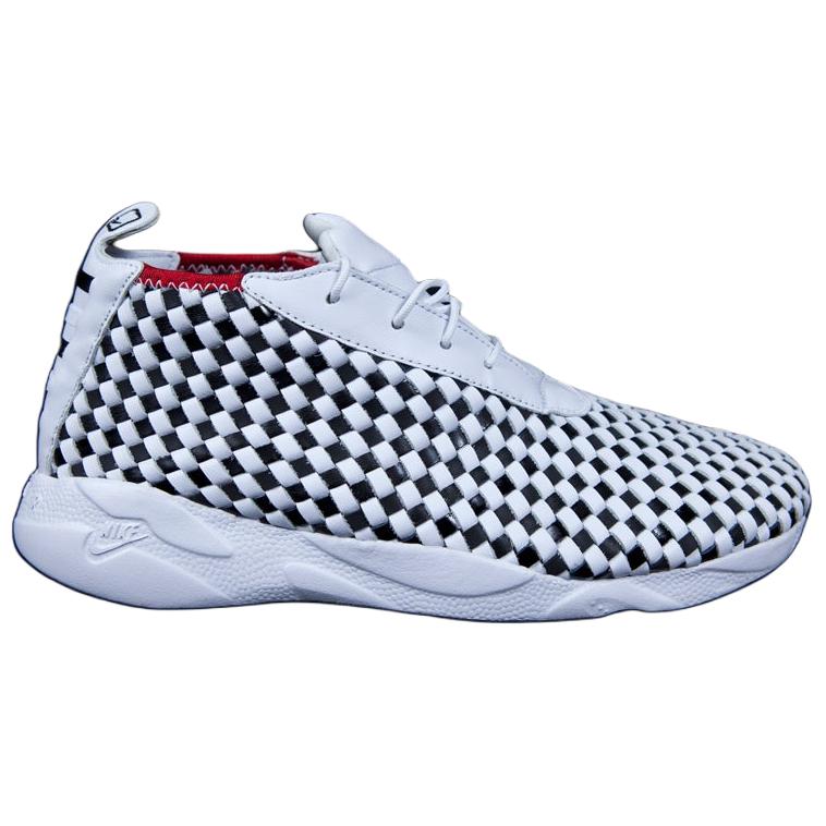 Nike Air Footscape Woven Herren Sneaker Weiß Schwarz 318997-101