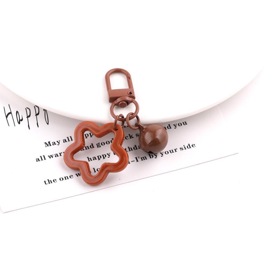 Korean Style Sweet Acrylic Star Keychain Pendant with DIY Perler Beads