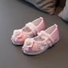 New girls embroidered shoes children's ancient shoes baby handmade cloth shoes Hanfu shoes performance shoes