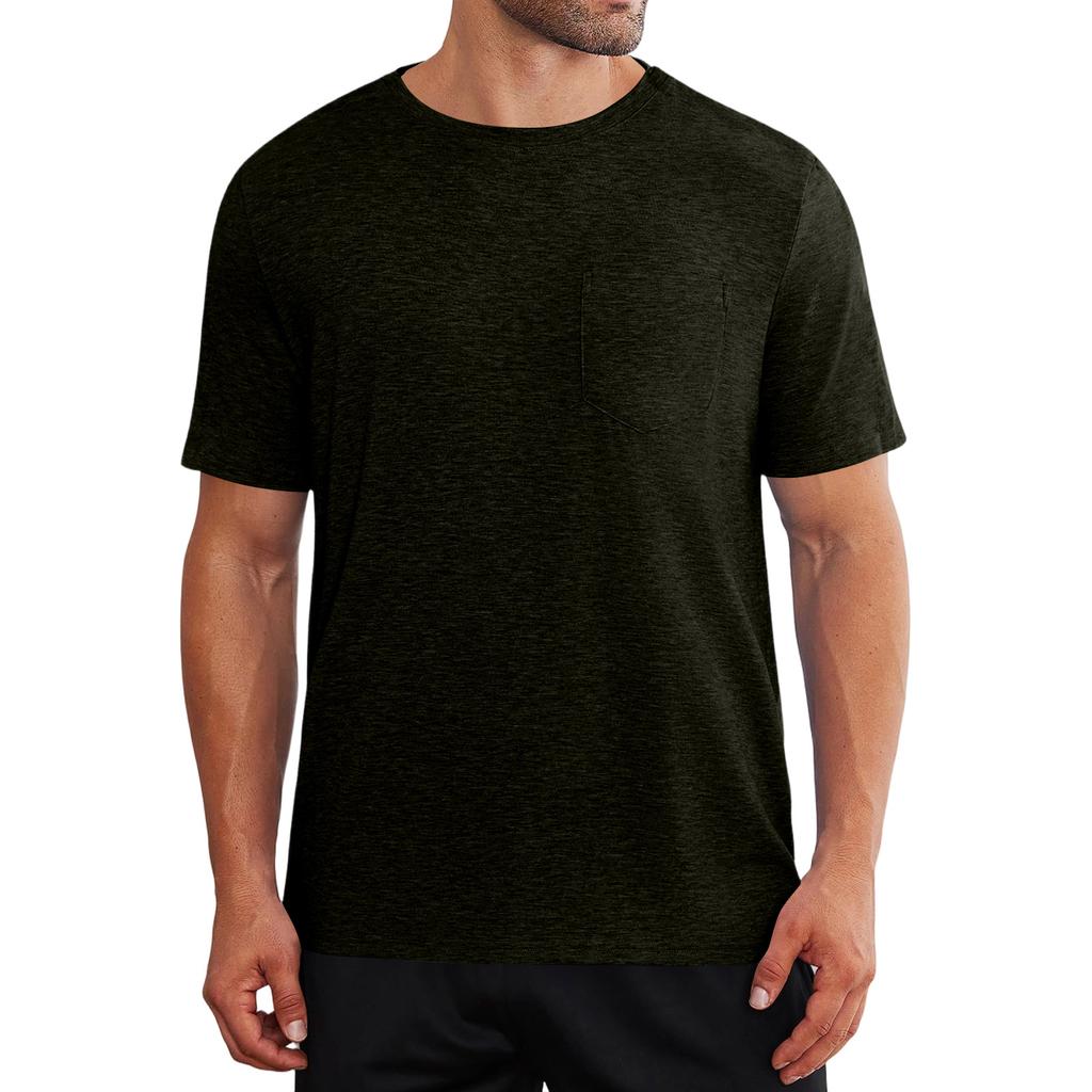 Herren Kurzarm-Regenerationsshirt mit durchgehender Knopfleiste und abnehmbaren Seiten Adaptives Oberteil zur Unterstützung der Mobilität