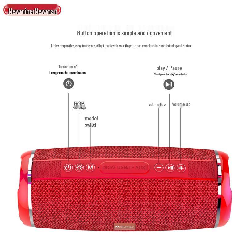 Newman BT33 Portable Bluetooth Speaker