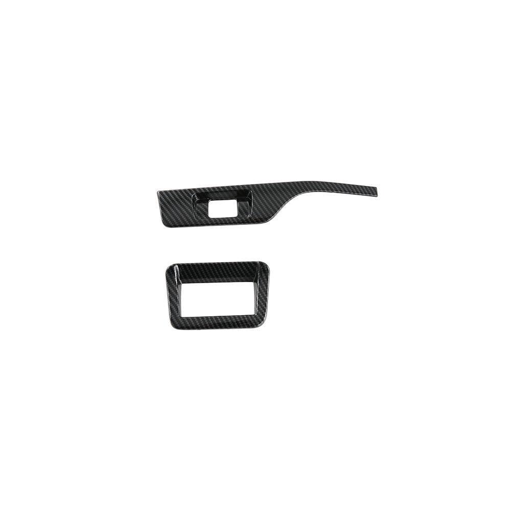 ABS Imitate Carbon Fiber Headlight Control Frame Cover For Honda 11th Civic