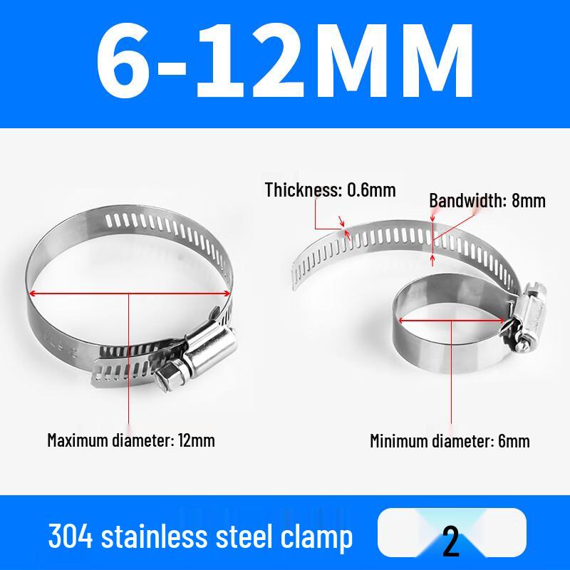 304 Stainless Steel Quick-Release Pipe Clamp