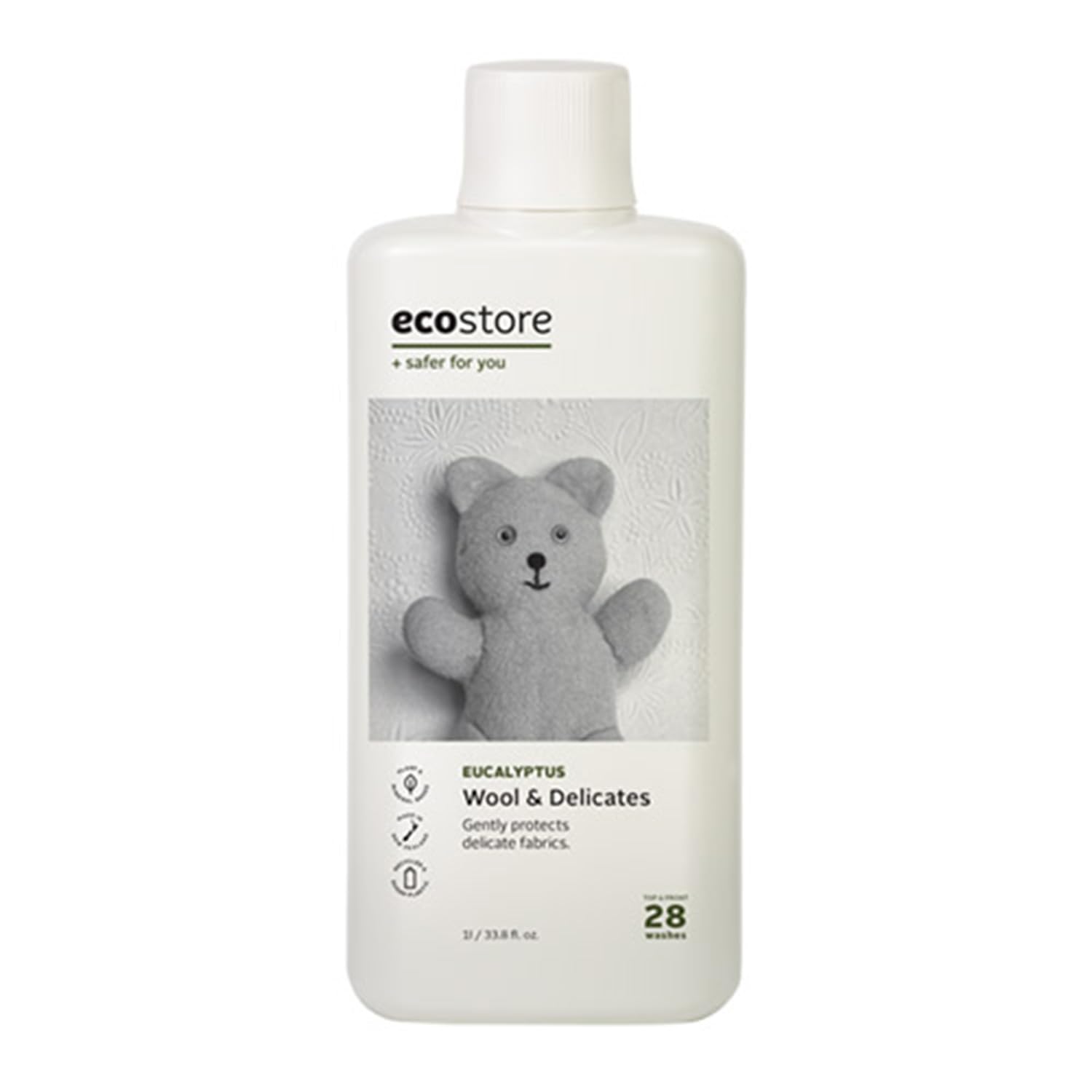 

ecostore Delicates Wool Delicates Laundry Detergent for Delicates and Eucalyptus Scent & Wash, 1L, Detergent, Wool,