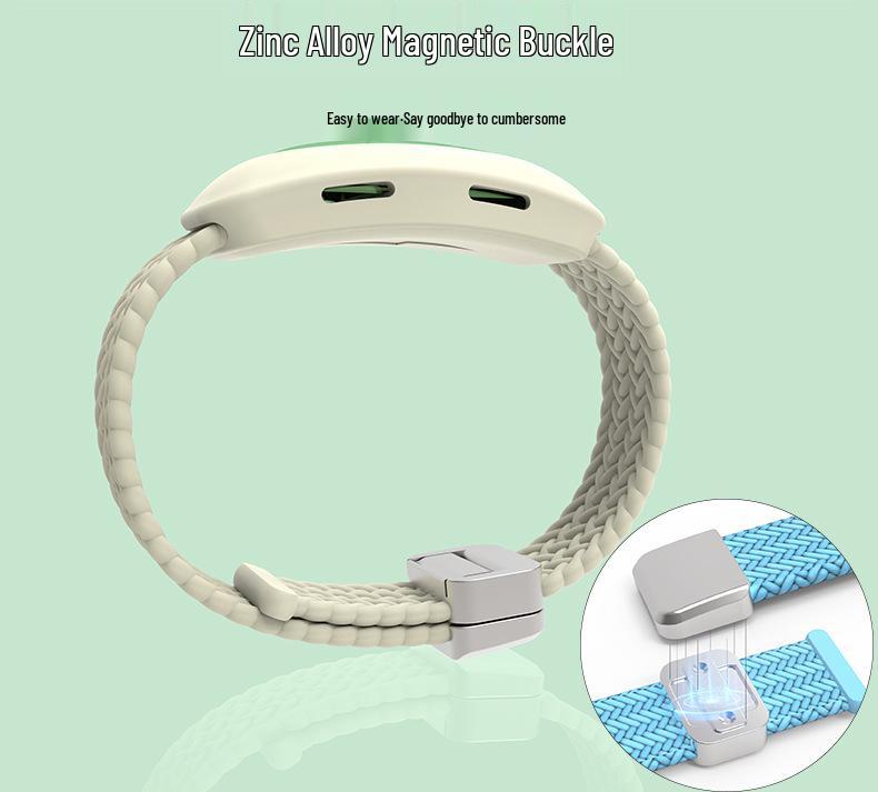 Portable Mosquito Repellent Bracelet: Outdoor Camping Woven Rope with Children's Special Buckle for Insect Bite Prevention