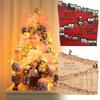 Christmas Countdown Calendar Ornaments Santa Castle Desktop Decoration Crafts