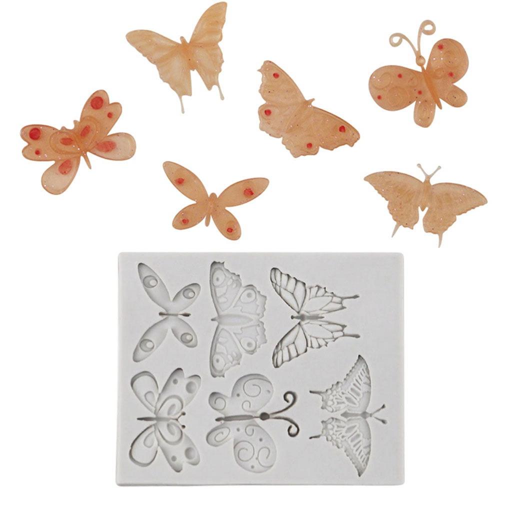 DIY Butterfly Silicone Mold Flip Sugar Cake Silicone Mold Cake Decoration Baking Mold Western Point Accessories