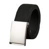 Waist Belt Exquisite Gift Comfortable Canvas Wide Metal Buckle Pants Belt Costume Accessory