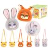 BRINQUEDO SUPERIOR Disney Zootopia Brinquedo de Pelúcia com Expressão Série Vinil Macio Suporte para Celular Figura Gacha Caixa Surpresa Modelo de Plástico Brinquedo Premium Zootopia Aniversário