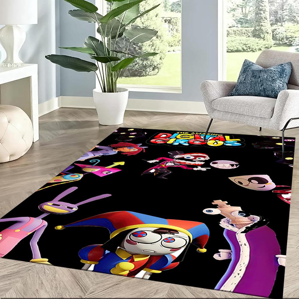 Digital Circus Carpet Suitable For Balcony Kitchen Playrooms Outdoor Antislip Carpet Decorate Offices Luxury Gift For Birthday Christmas Wedding