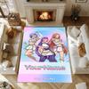 Meninas Caçadoras de Demônios (8) Personalize seu tapete com nome, almofada para cadeira de escritório, presente para quarto de casa, sala de estar.