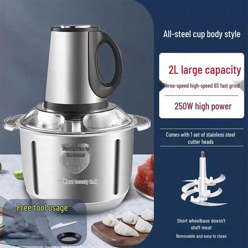 Multi-functional Stainless Steel Electric Meat & Vegetable Grinder