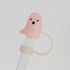 Silicone Ghost Dust Cap for Stanley Halloween Theme Dust-Proof Straw Protector Reusable Straw Cover Water Cup Tumbler Accessory