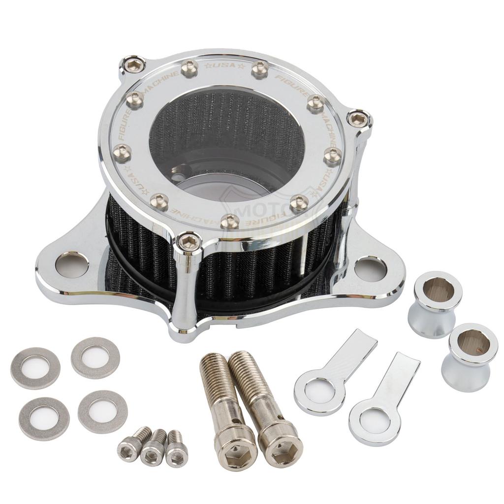 Motorcycle Air Filter Intake Black Filters Kit For Harley Sportster Iron 883 XL 1200 Low Custom Roadster 48 72 Forty-Eight 91-21