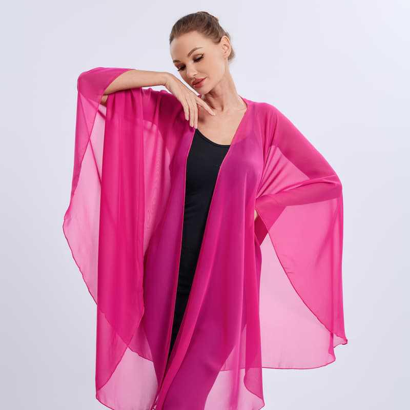 European & American Ethnic Style Mid-Length Solid Color Beach Shawl Scarf - Loose Sun Protection Cover-Up for Travel