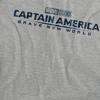 Captain America: Brave New World Unisex Adult Distressed Logo T-Shirt