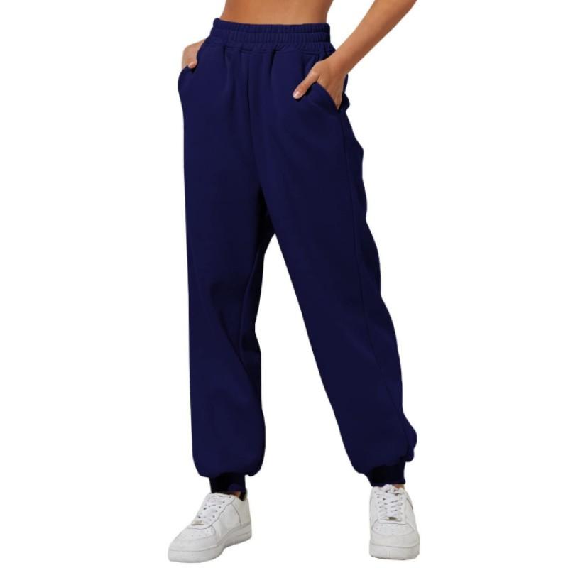 Women's Spring and Autumn High Waisted Loose Sweatpants Comfortable Casual Jogging Pants
