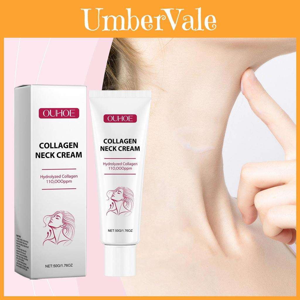 Ouhoe Collagen Neck Cream Moisturizing Nourishing Tightening Anti-aging Skin Care Product For Neck Area 50g