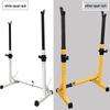 Adjustable Men's Squat & Bench Press Barbell Rack - White Fitness Equipment
