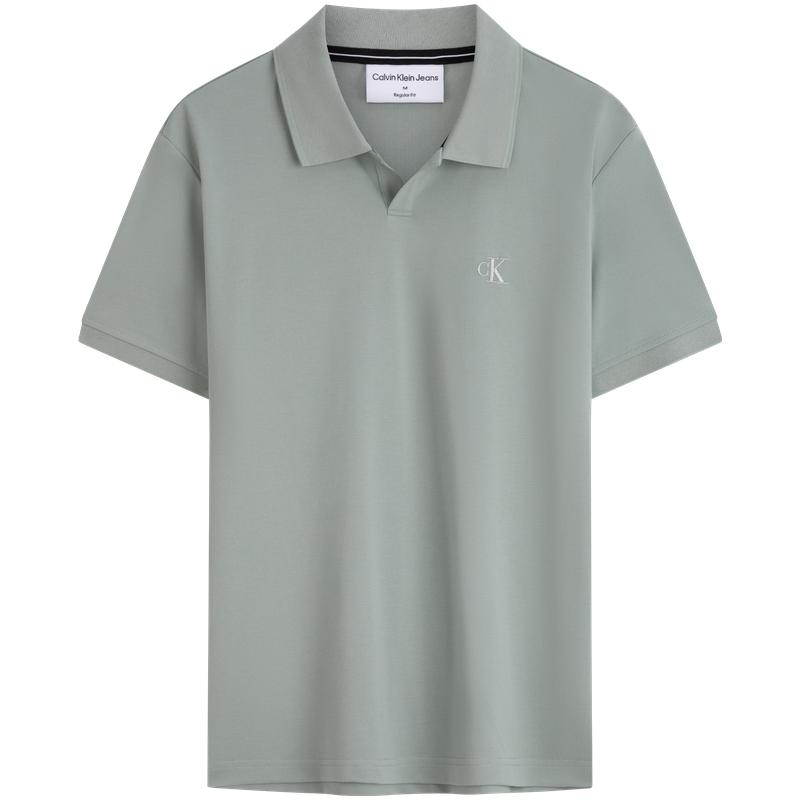 Calvin Klein Polo Shirts Men's Polo Collar Moderate Straight Fit J326349