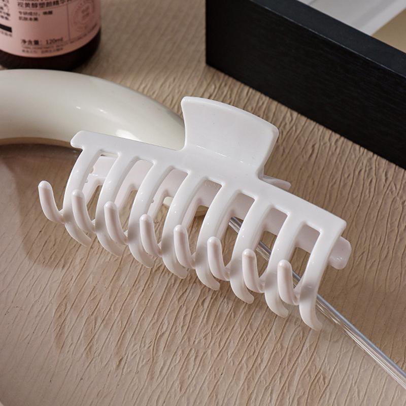 Soft Silicone Hairpin Shark Clip Hairpin Soft Anti-Collision Back Head Clip Anti-Fall Durable Butterfly Keel Clip