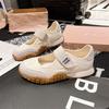 Not tired feet thick soles Velcro Mary Jane shoes women's versatile round head casual shoes one pedal retro sports shoes