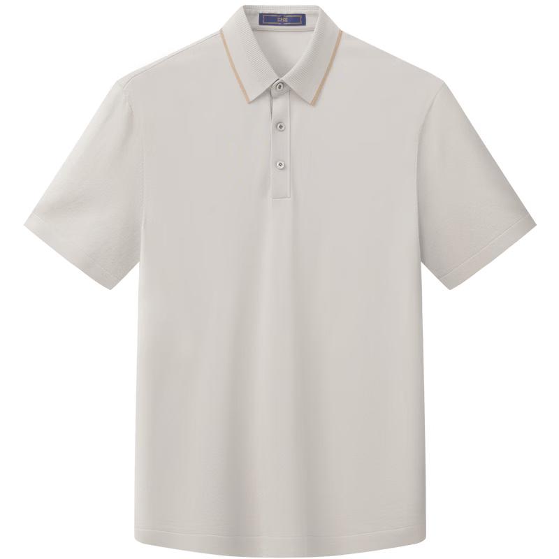 EMZ Ordos Men s Short-Sleeve Polo Shirt L грязно-белый