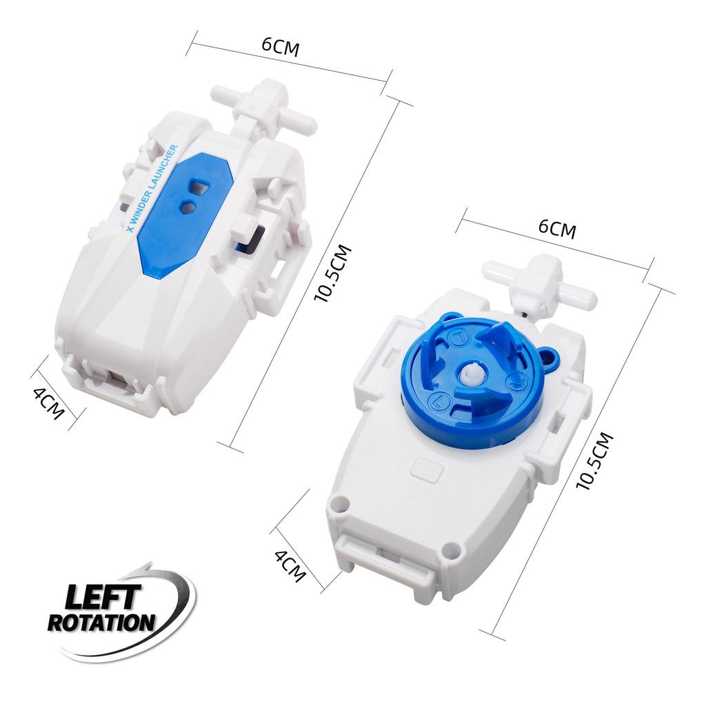 Multicolor Beyblade Plastic Transmitter Launchers For Kids And Hobbyists Toy
