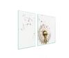 GLAS-KOCHFELD-SCHUTZPLATTE 90x52 BLUME